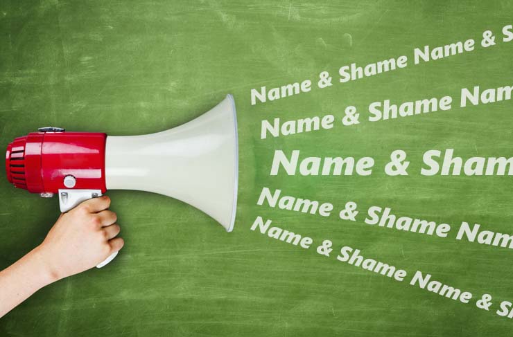 Image result for name and shame them